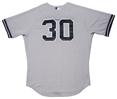 2014 David Robertson Game Used and Signed New York Yankees Road Jersey (Steiner)